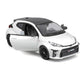 Maisto 2021 Toyota GR Yaris White with Carbon Top Special Edition Series 1/24 Diecast Model Car