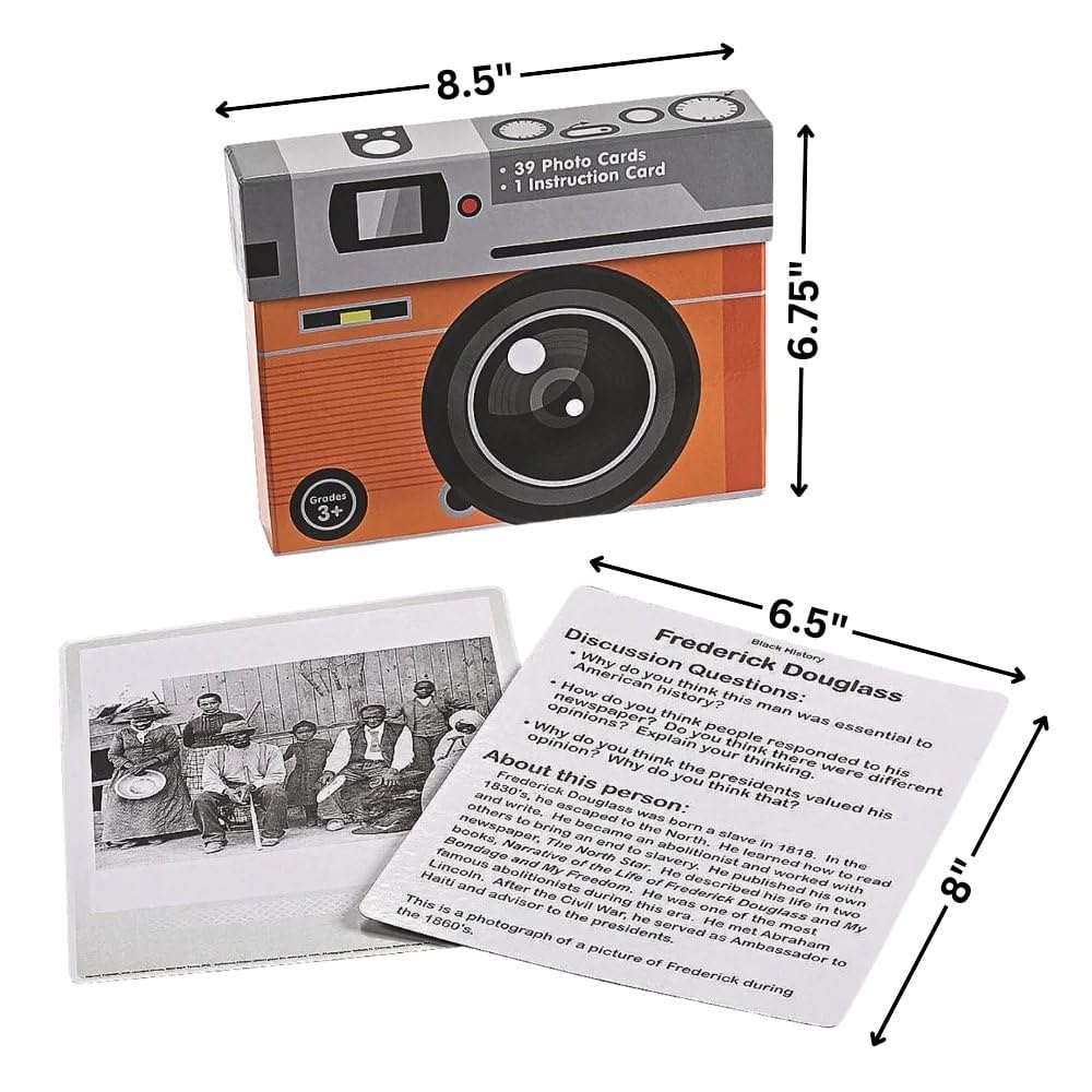 Black History Month Caption This Cards - 40 Pieces - Educational and Learning Activities for Kids