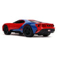Jada Marvel Spider-Man 2017 Ford GT R/C, 1: 16 Scale with USB Charging, 2.4Ghz & Turbo Boost, Red and Blue
