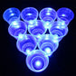 Ahuimeius Halloween The Dark Beer Pong Set,Beer Pong Party Cup Set, LED Beer Pong Cups and Glow-in-The-Dark Balls,22 Set