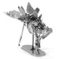 Fascinations Metal Earth Stegosaurus Skeleton 3D Metal Model Kit