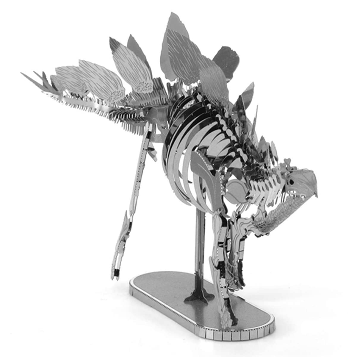 Fascinations Metal Earth Stegosaurus Skeleton 3D Metal Model Kit