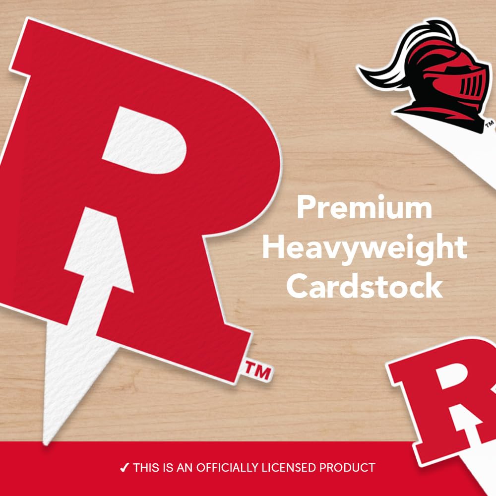 Desert Cactus Rutgers University Cupcake Topper and Cake Toppers Set - Scarlet Knights 25 Pcs Party Supplies, Decorations and Favors
