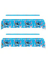 DXRZYS 2 Pcs Pink and Blue Birthday Party Tablecloth Table Cover,Birthday Supplies Decorations (70'' x 42'') (Blue)