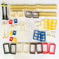 Taken All 82 Piece Windows & Doors & Fences Sets Building Block Toy -Compatible Major Brands Children Gifts