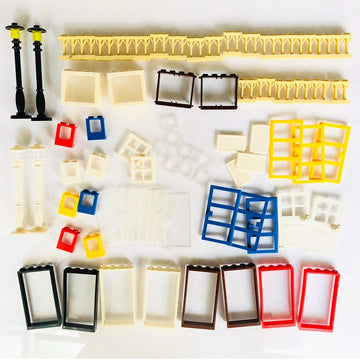 Taken All 82 Piece Windows & Doors & Fences Sets Building Block Toy -Compatible Major Brands Children Gifts