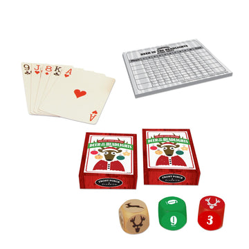 Front Porch Classics, Deer in The Headlights Holiday Game Edition, Card and Dice Game, for 2 or More Players Ages 8 and Up