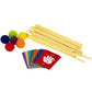 KESS: Yubibo - Cooperative Party Game, Connecting Hands Via Fingers & Sticks, Skill & Balance Game, Steady Hand Challenges, Family Age 6+, 2-8 Players