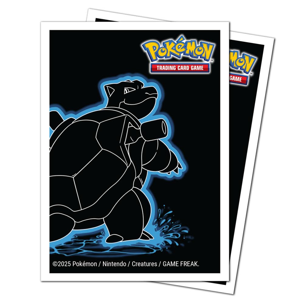 Apex Deck Protectors - Pokémon Neon Kanto - Blastoise (105ct) (PREORDER)