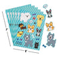Fun Express Puppy Dog Sticker Sheets - Stationery - VBS Vacation Bible School Supplies/Decor - 24 Pieces