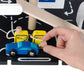 Theo Klein Michelin Car Service Mechanic Station Kids Wooden Toy Playset with 1 Play Car, Screwdriver, and Tires for Ages 3 and Up