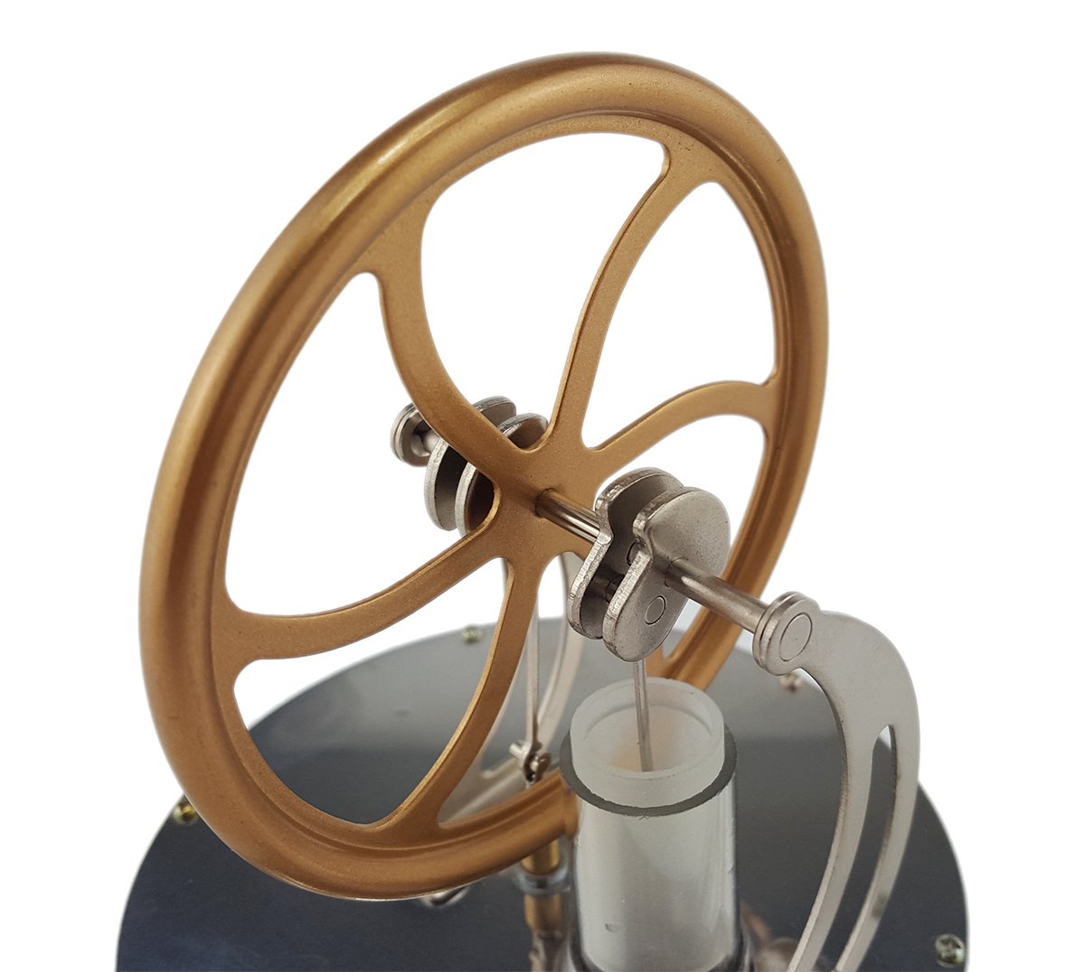 Low Temperature Stainless Steel Stirling Engine Generator for Education