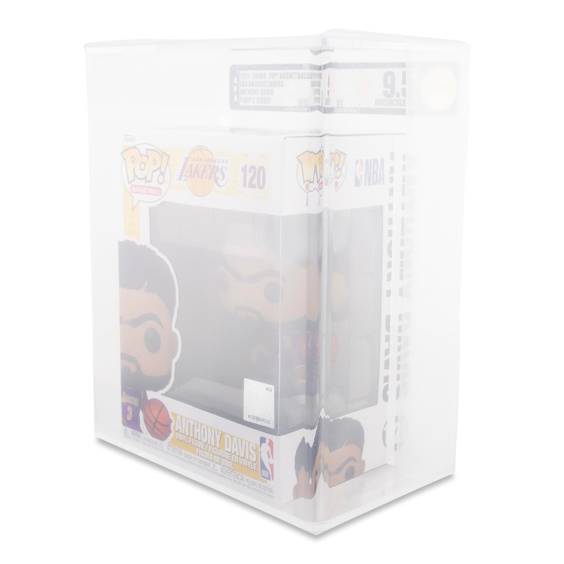 Funko NBA LA Lakers POP | Anthony Davis (Purple Jersey) | Rated AFA 9.5