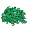 100 Pcs Tiles 1x2 with 100 Dollar Bill Money Print Green, Bulk Tile Money Accessories for Building, Compatible with Lego Parts and Pieces, Great Toy