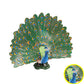 FLORMOON Bird Toys pcs Realistic Peacock Plastic Early Educational Toys Cupcake Topper Party Gift for Kids 2+ Year Old