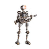 Mostarle Terminator M 3D Metal Puzzle, Arcynix DIY Mechanical Robot Model Kit, Sci-Fi Design LED Light Feature Unique Gift for Adults & Teenager