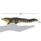 Safari Ltd. Alligator Figurine - Detailed 10.5" Plastic Gator Figure - Fun Educational Play Toy for Boys, Girls and Kids Ages 1+