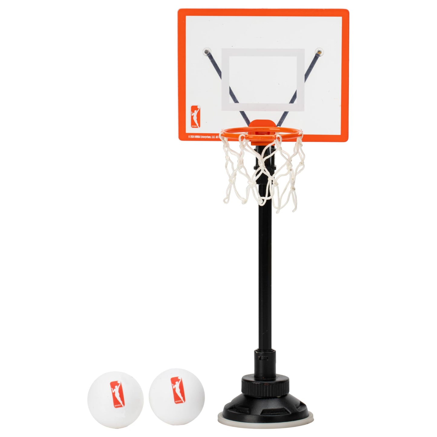 Franklin Sports WNBA Bounce a Bucket Tabletop Basketball Toy - Kids Indoor Micro Basketball Hoop Game with Balls - WNBA Fan Shop Mini Hoop for Bedroom