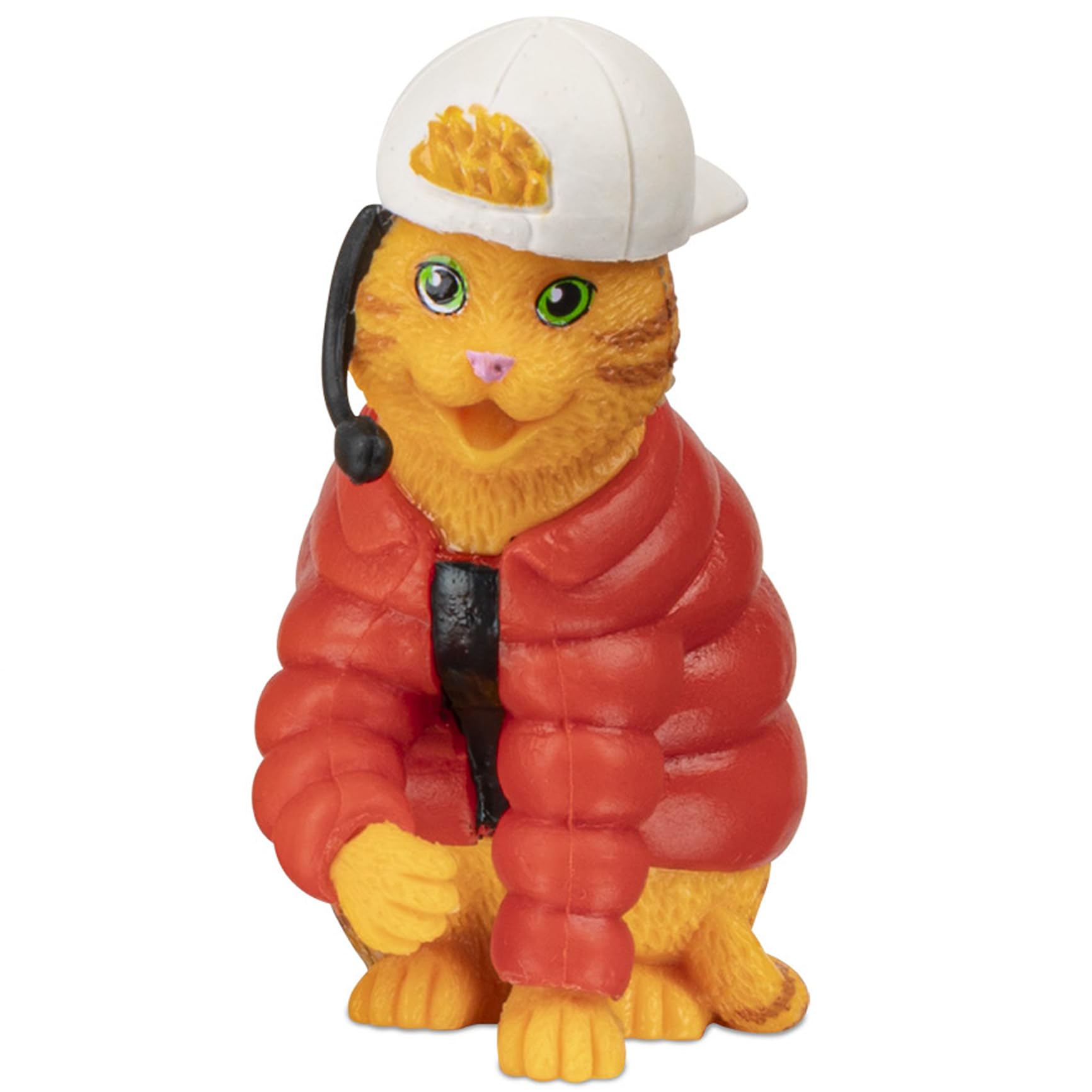 Archie McPhee Boy Band Cats - Set of 4 Soft Vinyl Figures for Crazy Cat Ladies & Lovers, Celebrating 90s Pop Group Hiss2Purr - Nostalgic Novelty Toy