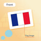 CARDDIA | Collection of Country Flags Educational Flashcards | 242 Flags with Country Names, Territory Shapes, Capitals & Continents | Durable