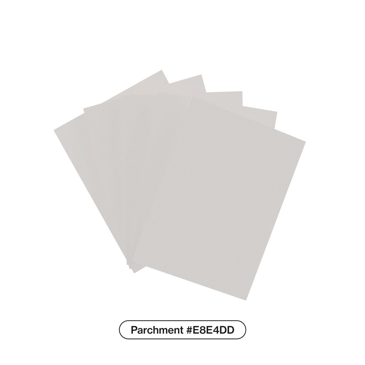 Curator® Tournament TCG Matte Sleeves - Standard Size (66x91mm) w/Black Backs - Non-PVC - “Parchment” (Off White) Palette Series - Compatible with
