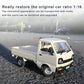 OBIOCKIDAY WPL D12 1/16 RC Truck Mini, 2.4G RC Off-Road Car Mini-Van Remote Control Truck with 2 Batteries, RC Rock Crawler RC Climbing Car RC Buggy
