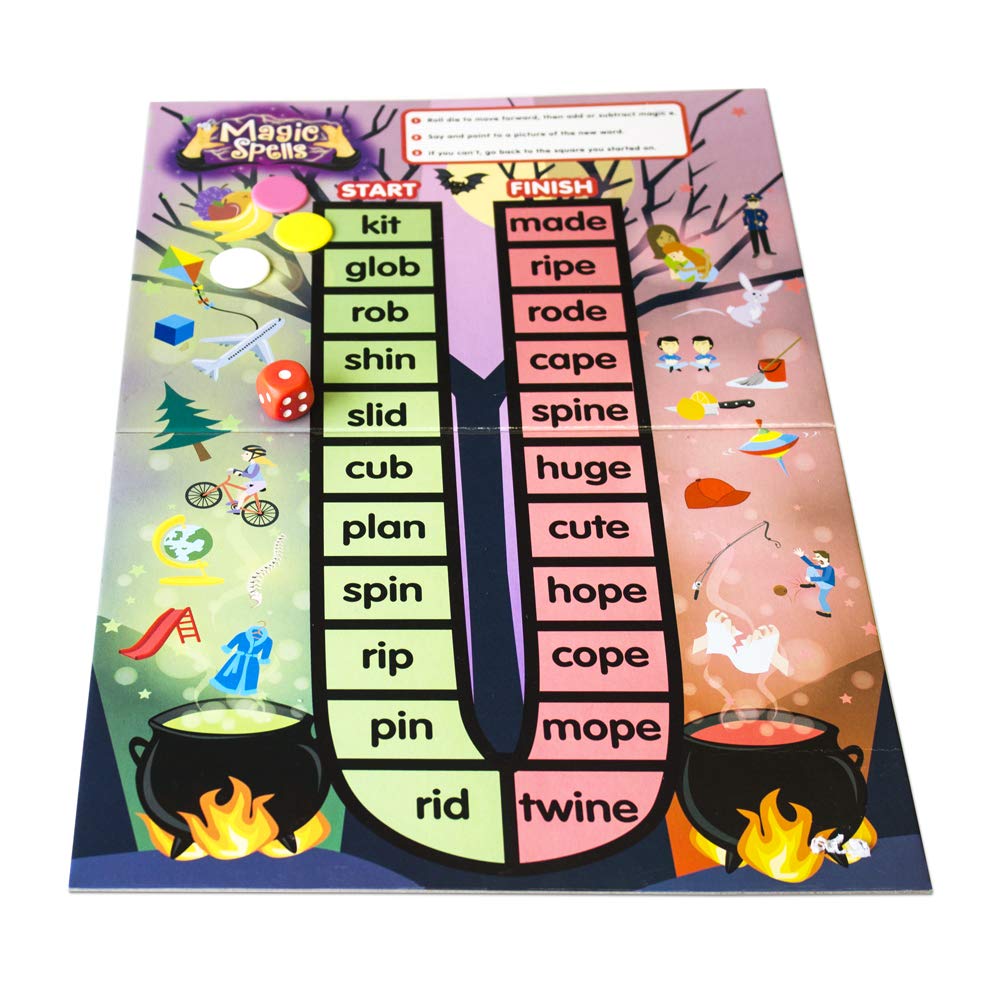 Junior Learning 6 Vowel Sound Game - Phonics & Long Vowel Reading Set