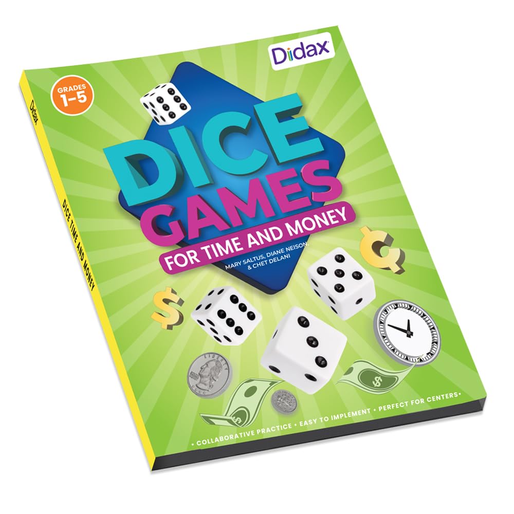 Didax Educational Resources Dice Activities for Time & Money