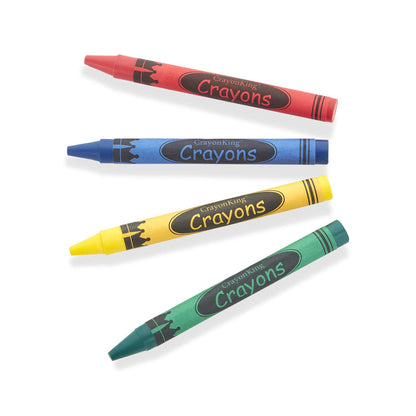 CrayonKing 3,000 Bulk Crayons, 4 Colors, Non-Toxic