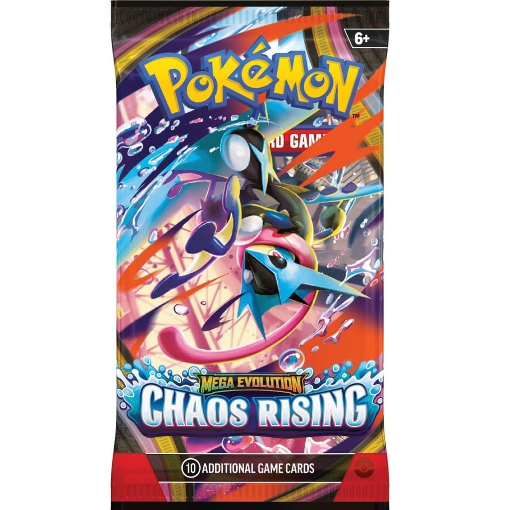 Pokemon TCG: Mega Evolution - Chaos Rising 1 x Booster Pack, Collectible Card Game