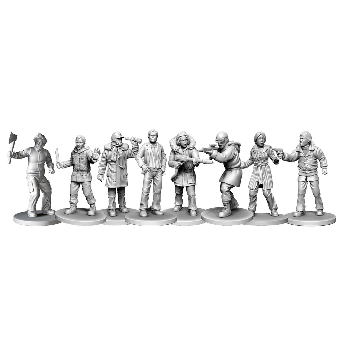 Pendragon Studios: The Thing 2011: Norwegian Outpost Mini Set - Replaces Standees in Core Game, Expnasion Accessory