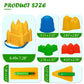 Holady 7 Pcs Beach Sand Toys Set,Includes Beach Toys Castle Molds Sand Molds, Beach Bucket,Shovel Tool Kit,Fun Outdoor Games Beach Accessories