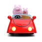 Jada Toys Peppa Pig RC Remote Control Car Red, Toys for Kids