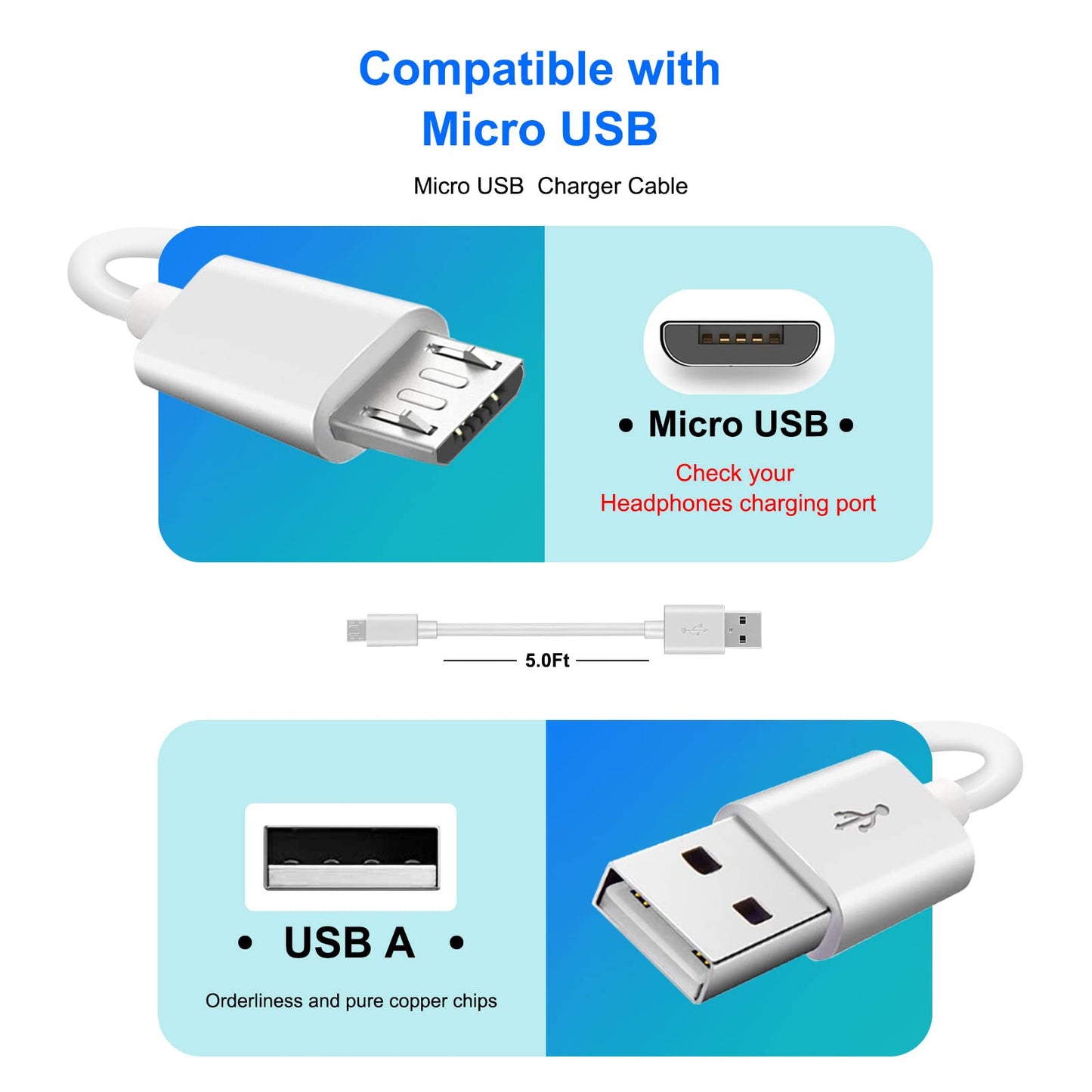 Leapstart 3D Charger Charging Cable Cord Compatible for Leapfrog LeapPad Ultimate, LeapPad Ultimate Ready, LeapPad Academy Kids,LeapStart Go
