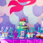 DECHISY 24 Pcs Mermaid Birthday Table Decorations Felt Table Centerpiece