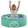 Delta Children Turtle Soft Ball Pit with 50 Play Balls - Ball Pits for Toddlers, Soft Round Kiddie Baby Playpen Ball Pool for Kids, Ideal Gift, Green