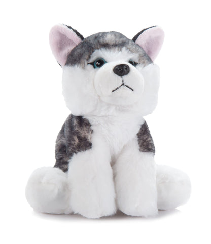 The Petting Zoo Husky Dog Stuffed Animal Plushie, Gifts for Kids, Siberian Husky Dog Plush Toy 9 inches