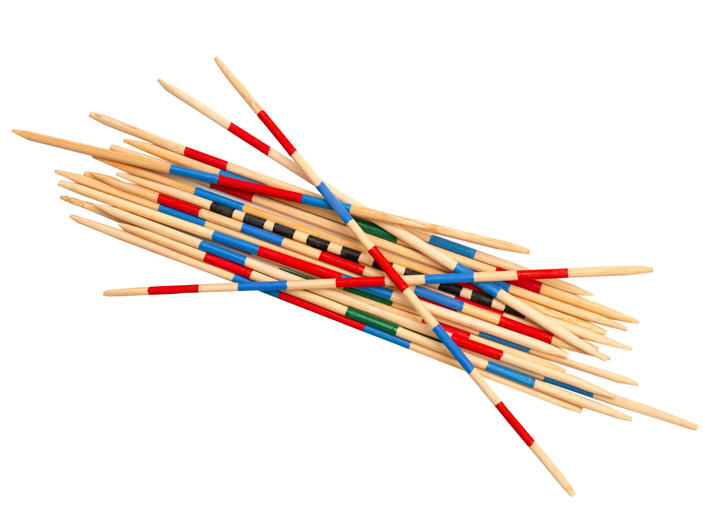 BSIRI Mikado Wooden Pick Up Sticks Game Original Classic Old Fashion Chinese Board Games for Adults and Seniors Toys in Family Brain Teasers