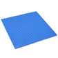 Feleph 4 Pieces Classic Blue Baseplate for City Road Beach, Ocean Island Street Water Base Plate 10 x 10 Inches, Pirates Sea Toy Kit for Building