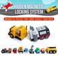 Popular Playthings Magnetic Vehicles for Toddlers 1-3, Mix or Match Car Toys, 21 Piece Gift for Kids - Vehicles Green