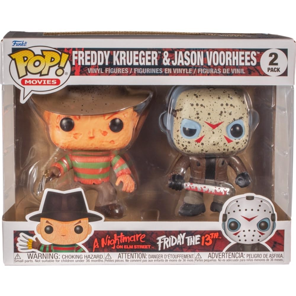 Funko POP! Movies 2 Pack Freddy Krueger & Jason Voorhees