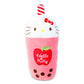 Sanrio Hello Kitty Boba Plush Toy Set - Bundle with 15" Hello Kitty Boba Themed Plush Plus Stickers, More | Hello Kitty Plushie Doll for Kids, Girls