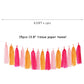 Hot-Pink Orange Fall Party-Decorations Tassel-Garland - 15pcs Groovy Baby-Shower Birthday Wedding Bridal Tassel, Autumn Thanksgiving Banner Streamers
