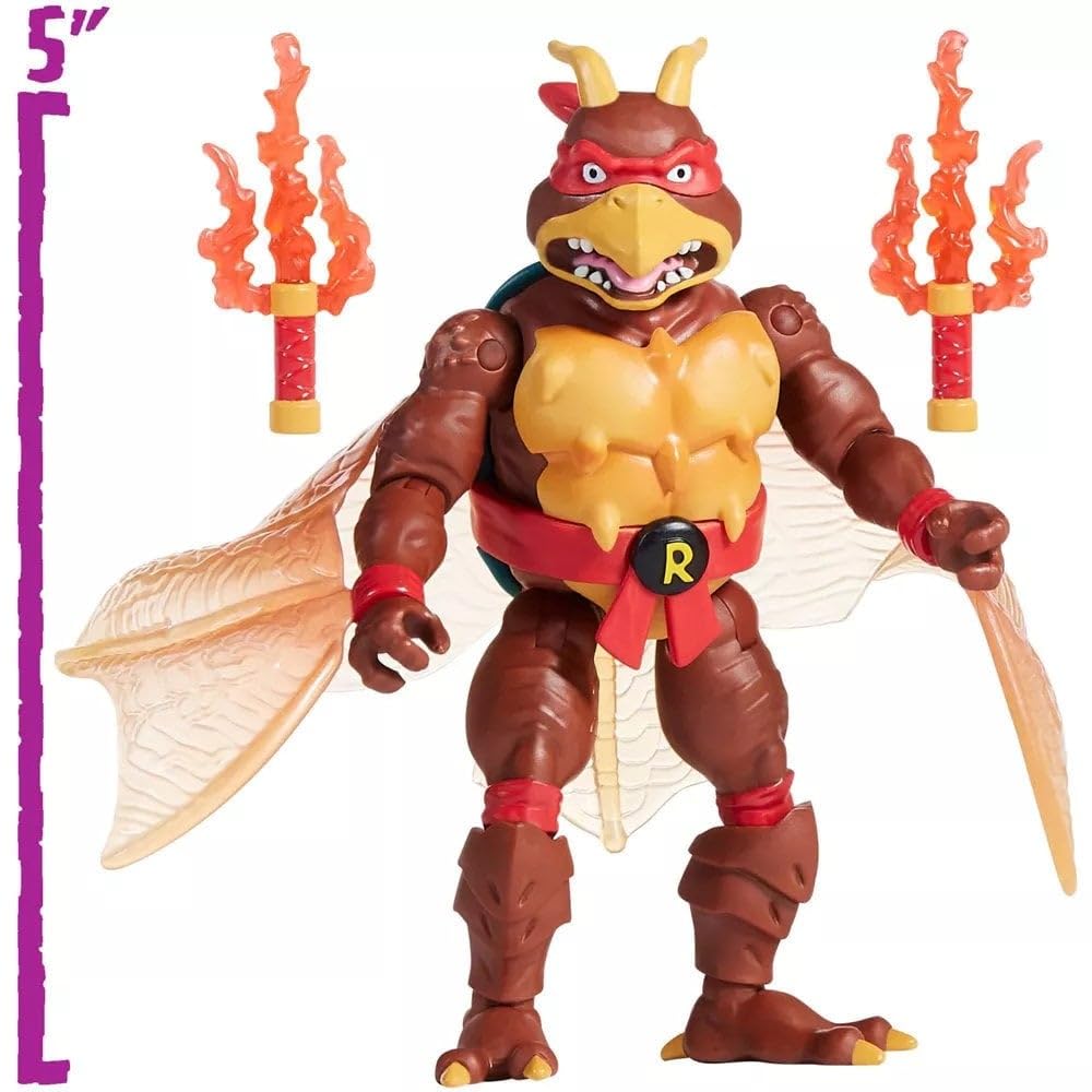Teenage Mutant Ninja Turtles TMNT x Godzilla: Rodan Raphael Action Figure with Accessories by Playmates Toys
