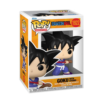 Funko Pop! Animation: Dragon Ball - Goku with Nyoibou - Collectable Vinyl Figure - Gift Idea - Official Merchandise - Toys for Kids & Adults - Anime