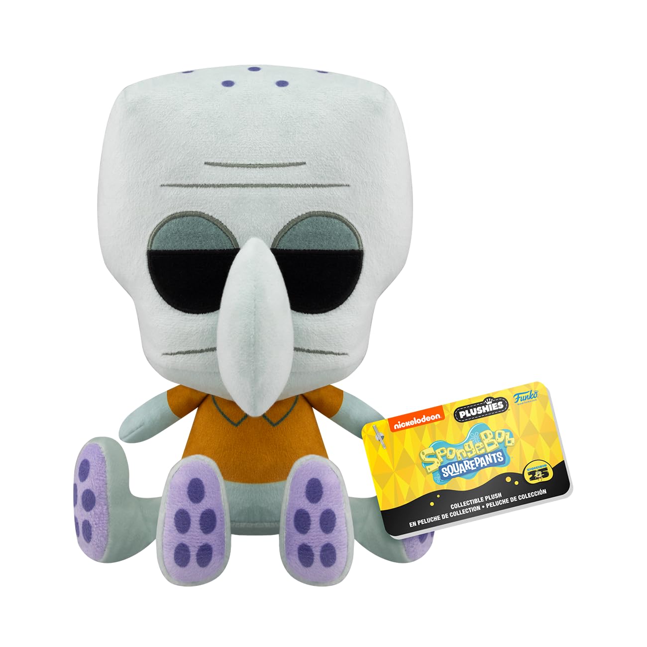 Funko POP! Plush: Spongebob Squarepants 25th Anniversary - Squidward Tentacles - Collectable Soft Plush - Birthday Gift Idea - Official Merchandise
