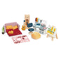 Tender Leaf Toys - Dolls House Study Furniture 1:12 Scale 23 Pcs Furnished Room Dollhouse Accessories Miniature Pretend Play Age 3+