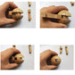 Handmade Wooden Puzzle Magic Ball Brain Teasers Toy Intelligence Game Sphere Puzzles For Adults