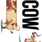 Outset Media Long Cow Competitive Card Game - an Udderly Ridiculous Card Game - for 2 to 5 Players Ages 8+ Years