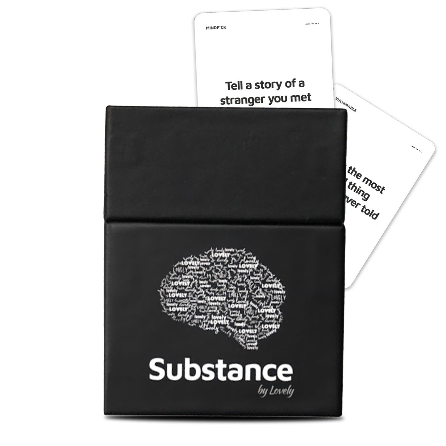 Substance Card Game - 90 Conversation Cards for Adults, Couples, Friends, Co-Workers, Strangers - Meaningful, Deep Conversation Started Card Game